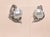 The Ellendale: Vintage Palladium Earrings Set With Pearl & Diamonds, 2 Pieces For Sale - Image 4 of 8