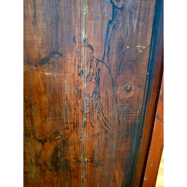 20th-Century Chinese Lacquer Cabinet For Sale - Image 14 of 14