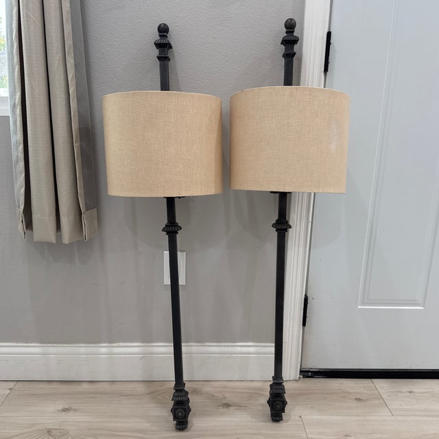 Restoration Hardware Rh (Restoration Hardware) Wall Sconces - a Pair For Sale - Image 4 of 7