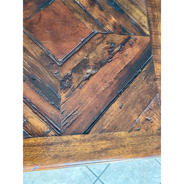 Pair Castle Bromwich Theodore Alexander Reclaimed Wood Side Tables For Sale - Image 12 of 18