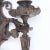 Metal Pair of Antique Wrought Iron Floral Sconces. Circa 1920 For Sale - Image 7 of 10