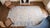 1920s White Geometric Antique Agra Cotton Rug 4' 4" X 7' 2" Handknotted Wool Carpet For Sale In New York - Image 6 of 7