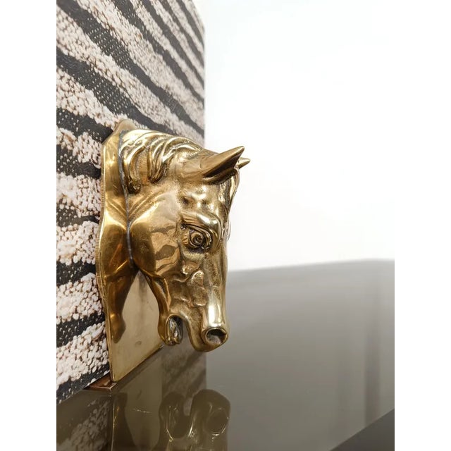 Italian Brass Sculptural Bookend, 1970s For Sale - Image 12 of 13