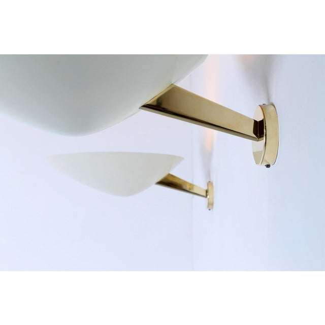 Metal 131 Sconces by Giuseppe Ostuni for Oluce, 1950s, Set of 2 For Sale - Image 7 of 14