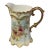 Antique Royal Devon S.& F. Co. England Hand Painted Floral Gilded Pitcher 6'' For Sale