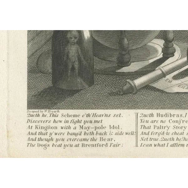 Early 19th Century Cook, Hudibras Confronts Sidrophel and Whacum, 1802, Paper For Sale - Image 5 of 8