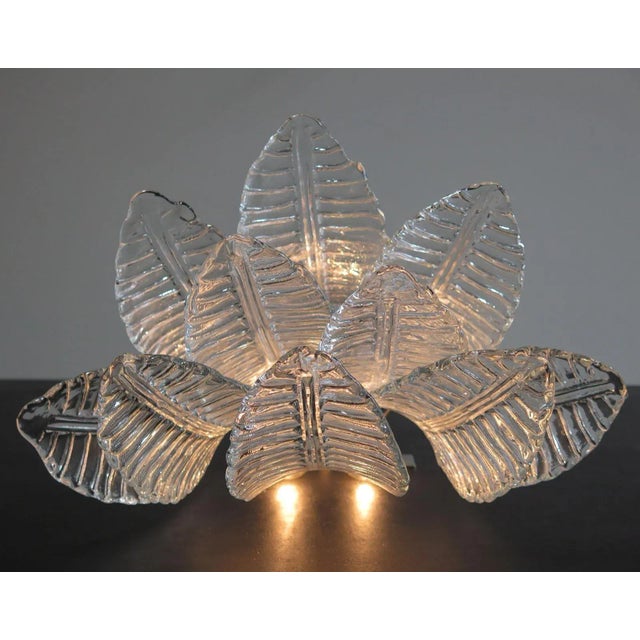 Murano Pair of Murano Six-Tier Felci Wall Sconces - 10 Glasses For Sale - Image 4 of 9