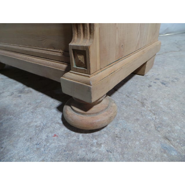 Brown Swedish Natural Finish 6 Drawer Chest of Drawers For Sale - Image 8 of 8