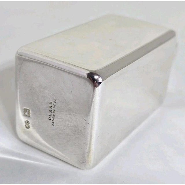 Antique Edwardian Sterling Silver Gilt Scent Bottle from Alfred Clark, 1904 For Sale - Image 11 of 18