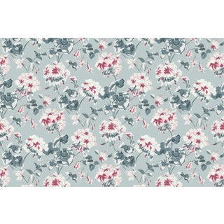 Cottage Grove Periwinkle Fabric Sample For Sale