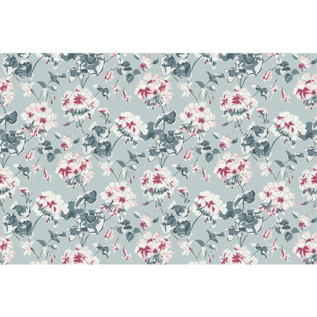 Cottage Grove Periwinkle Fabric Sample For Sale