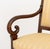 Late 20th Century Louis Philippe Style Upholstered Mahogany Settee For Sale - Image 5 of 7