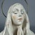Vintage 20th Century Madonna Virgin Prayer Bust in Glazed Ceramic from Pannunzio For Sale - Image 6 of 11