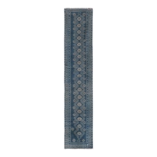 Vintage Turkish Yagcibedir Runner Rug 1'10''x8'5'' For Sale