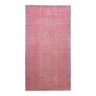 Mid 20th Century Vintage Reversible Saveh Kilim Rug For Sale