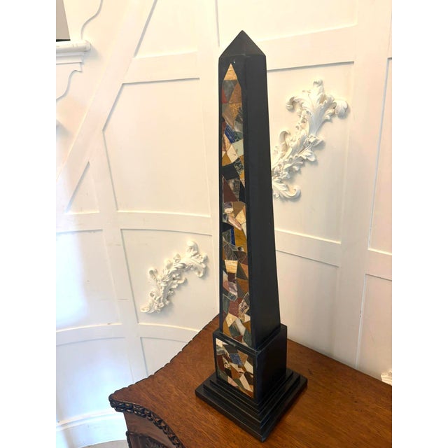 Antique Art Deco Italian Specimen Marble Pietra Dura Decorative Objects, 1920, Set of 2 For Sale - Image 4 of 15