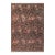 Elegant Shabby Chic Pak-Persian Black/Rust Wool Rug - 8'1'' X 10'3'' For Sale