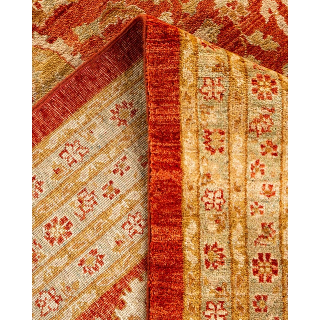 Eclectic Hand-Knotted Area Rug - Red, 9' 10" x 13' 0" For Sale In New York - Image 6 of 8
