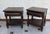 Brown Spanish Castilian Bedside Tables in Wood, 1940s, Set of 2 For Sale - Image 8 of 12
