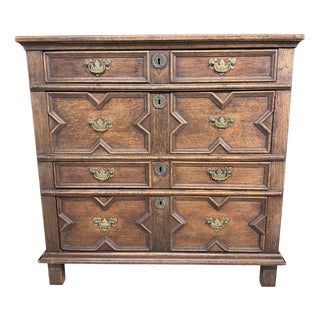 18th Century Oak Chest of Drawers, 1790s For Sale