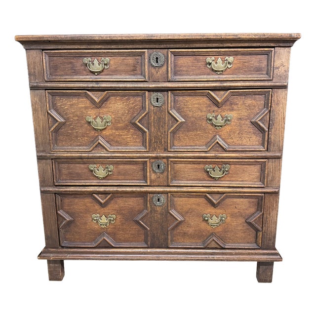 18th Century Oak Chest of Drawers, 1790s For Sale