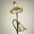 Beige Vintage Murano Table Lamp Lilies, Italy, 1970s For Sale - Image 8 of 18