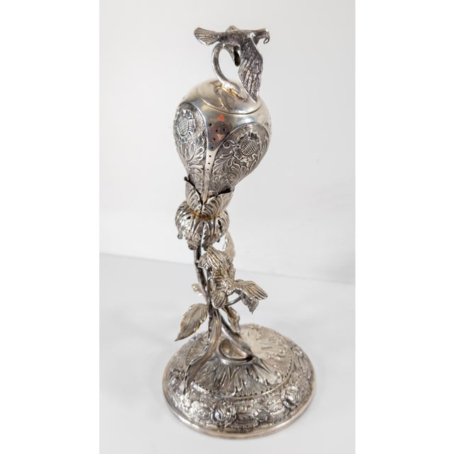 Antique Continental European Judaica Silver Spice Tower Besamim Box For Sale In New York - Image 6 of 12