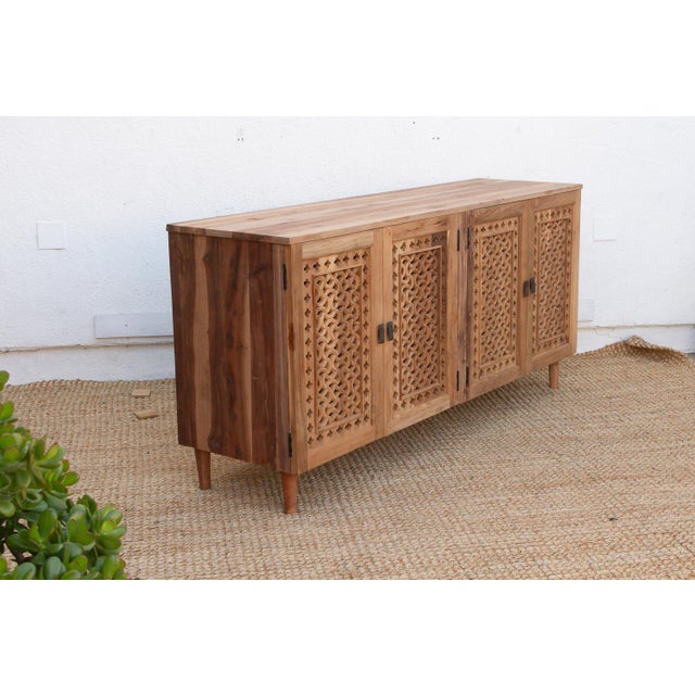 72" Long Haveli Jali Sideboard For Sale - Image 9 of 10