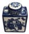 Japanese 1940’s Chinese Export Chinoiserie Porcelain Tea Caddy For Sale - Image 3 of 9