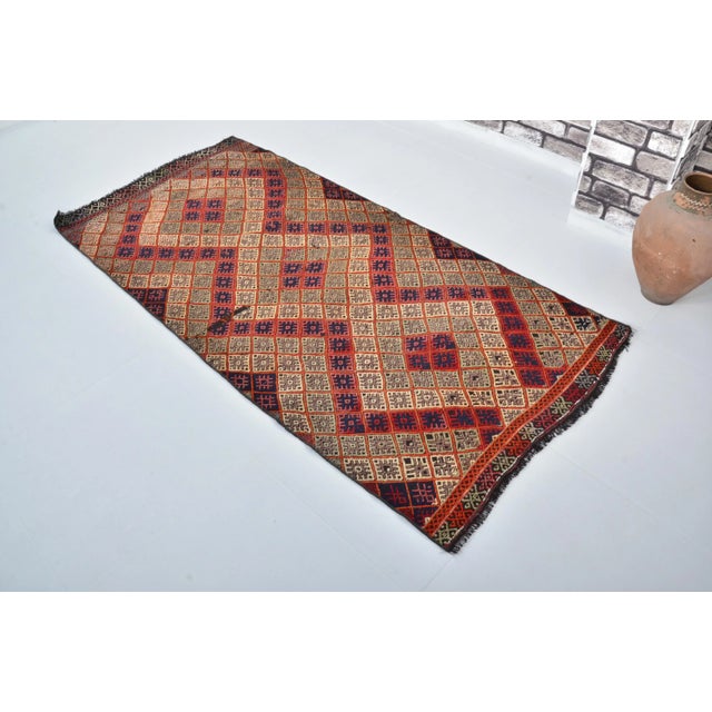 1960s Handmade wool and cotton rug in Turkish Anatolian Carpet, Vintage Area Rug, Turkish Vintage Anatolian Rug, Handmade...