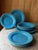 Vintage Blue Speckled Earthenware Plates from Celtic Atlantis, 1970s, Set of 10 For Sale - Image 13 of 14