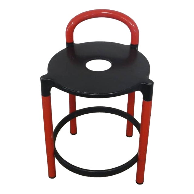 Stool by Anna Castelli Ferrieri for Kartell, 1980s For Sale