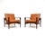 Vintage Danish Leather Chairs by Niels Koefoed for Koefoeds Hornslet, 1960, Set of 2 For Sale - Image 11 of 11