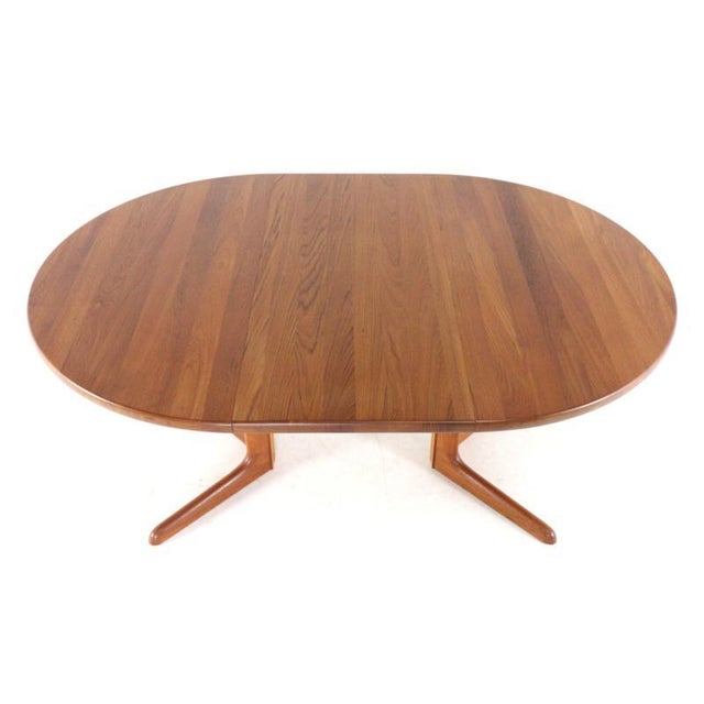 Danish Round 2-Way Extendable Stenum Dining Table For Sale - Image 14 of 16
