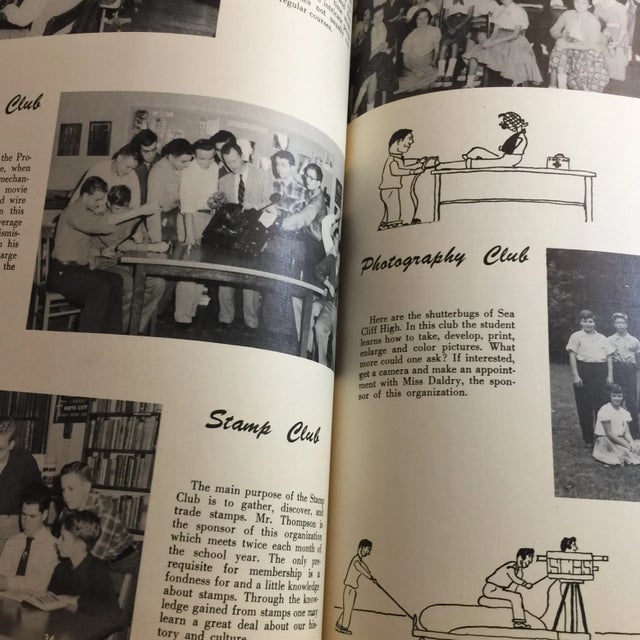 Yellow Cliffonian 1953 Yearbook Sea Cliff New York For Sale - Image 8 of 12