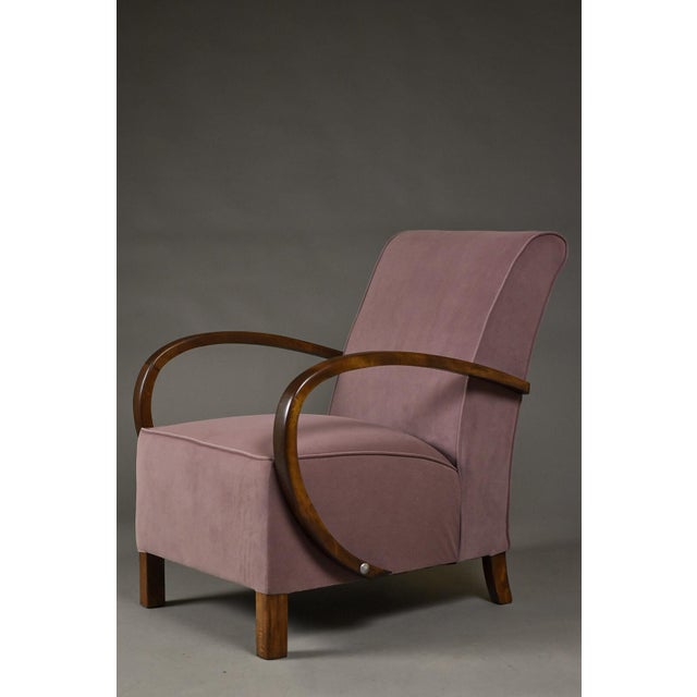Art Deco Lounge Chair, Poland, 1930s For Sale - Image 11 of 11