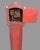Paint Antique 1920s English Chinoiserie Grandmother Clock Red Lacquer 50.5” Longcase For Sale - Image 7 of 12