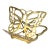 Large Brass Folding Butterfly Book Stand Art Easel For Sale