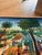 Green Late 20th Century Signed Haitian Folk Art Painting For Sale - Image 8 of 12