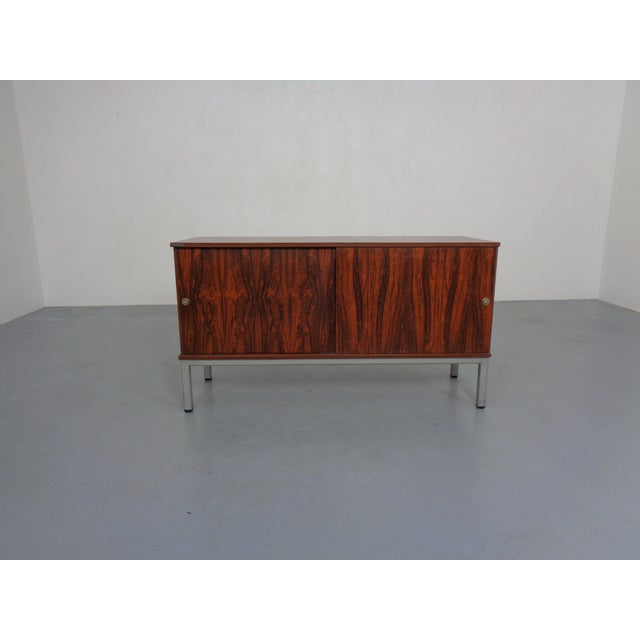 Small Laminated Sideboard in Rosewood Finish from Waiko, Germany, 1970s For Sale - Image 17 of 17