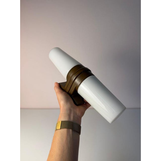Model 6060 Wall Lamp in Brown by Sigvard Bernadotte for Ifö For Sale - Image 9 of 11