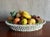 Large Mid 20th Century Italian Majolica Ceramic Fruit Basket For Sale - Image 10 of 12