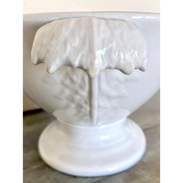 Mid 19th Century Antique James Edwards White Ironstone Serving Bowl For Sale - Image 5 of 9