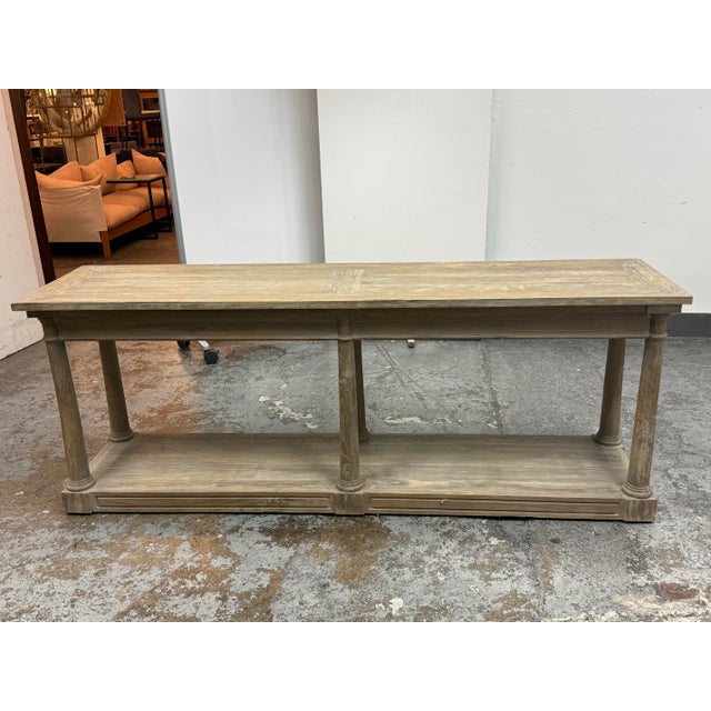 Design Pus Gallery presents the Bertrand Console Table from Restoration Hardware. The console is crafted from oak in a...