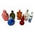 Antique Hand Carved Chinese Snuff Bottles Set of 5 For Sale