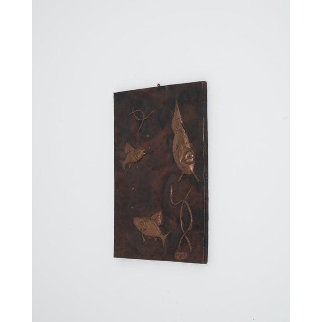 1960s 1960s Danish Copper Artwork For Sale - Image 5 of 10