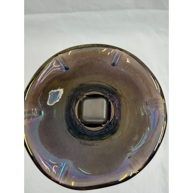 Early 20th Century Imperial Carnival Iridescent Mephistopheles Devil Vase For Sale - Image 10 of 11