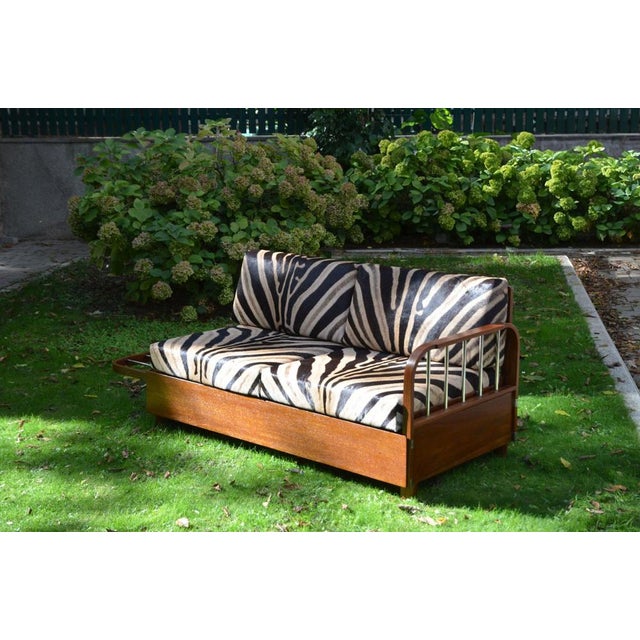 Lounger Sofa H-215 by Jindrich Halabala for Up Zavody, 1930s For Sale - Image 15 of 15