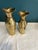 Metal Vintage Brass Rope and Tassel Vases- Set of 2 For Sale - Image 7 of 8