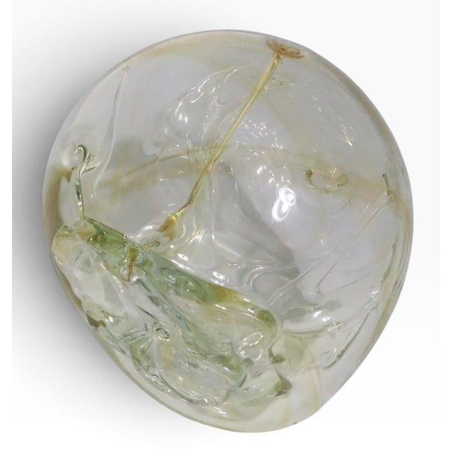 1970s Art Glass Witch's Ball by Peter Bramhall C. 1976 For Sale - Image 5 of 13